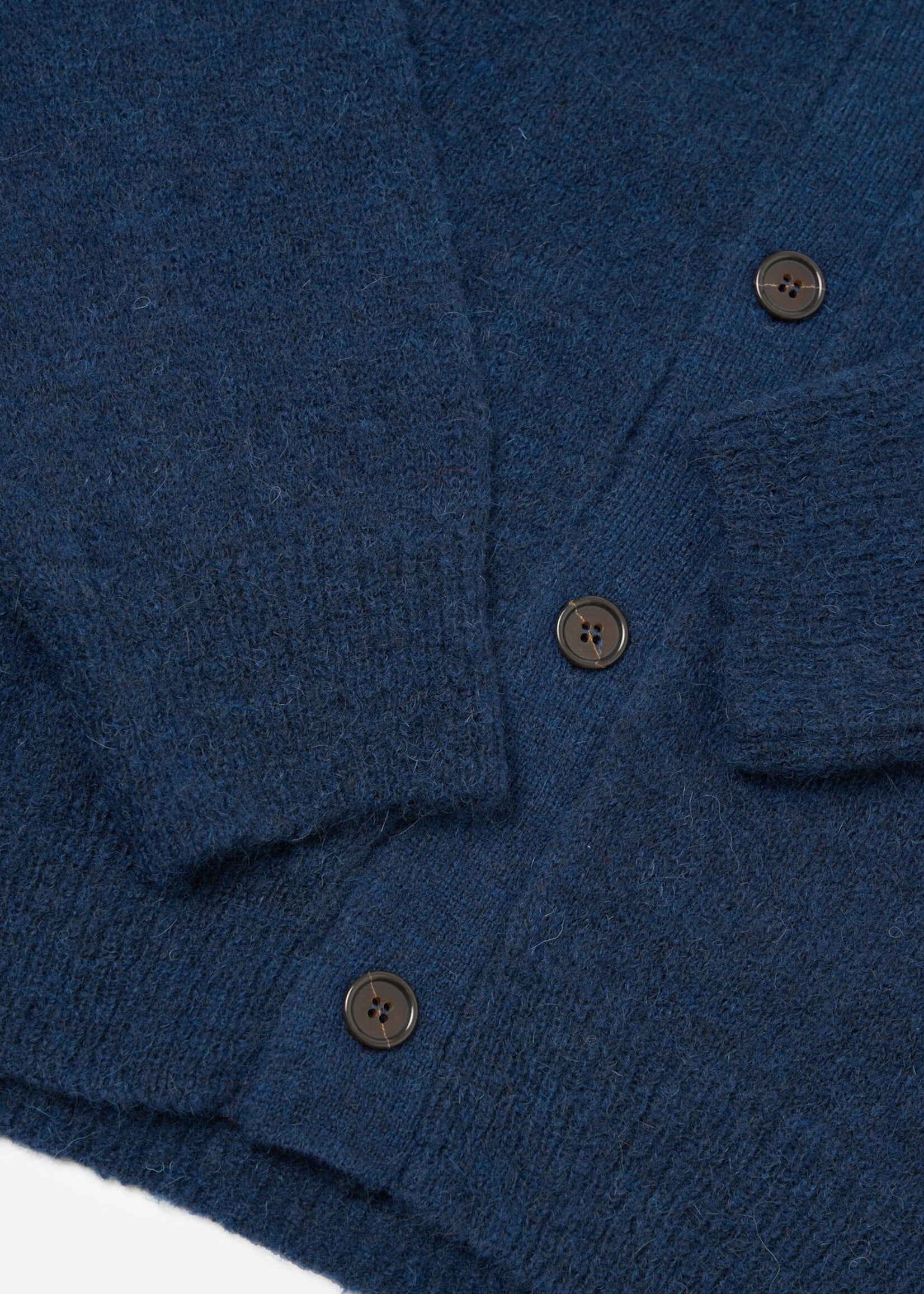 Universal Works Universal Works David Cardigan Navy Alpaca Wool