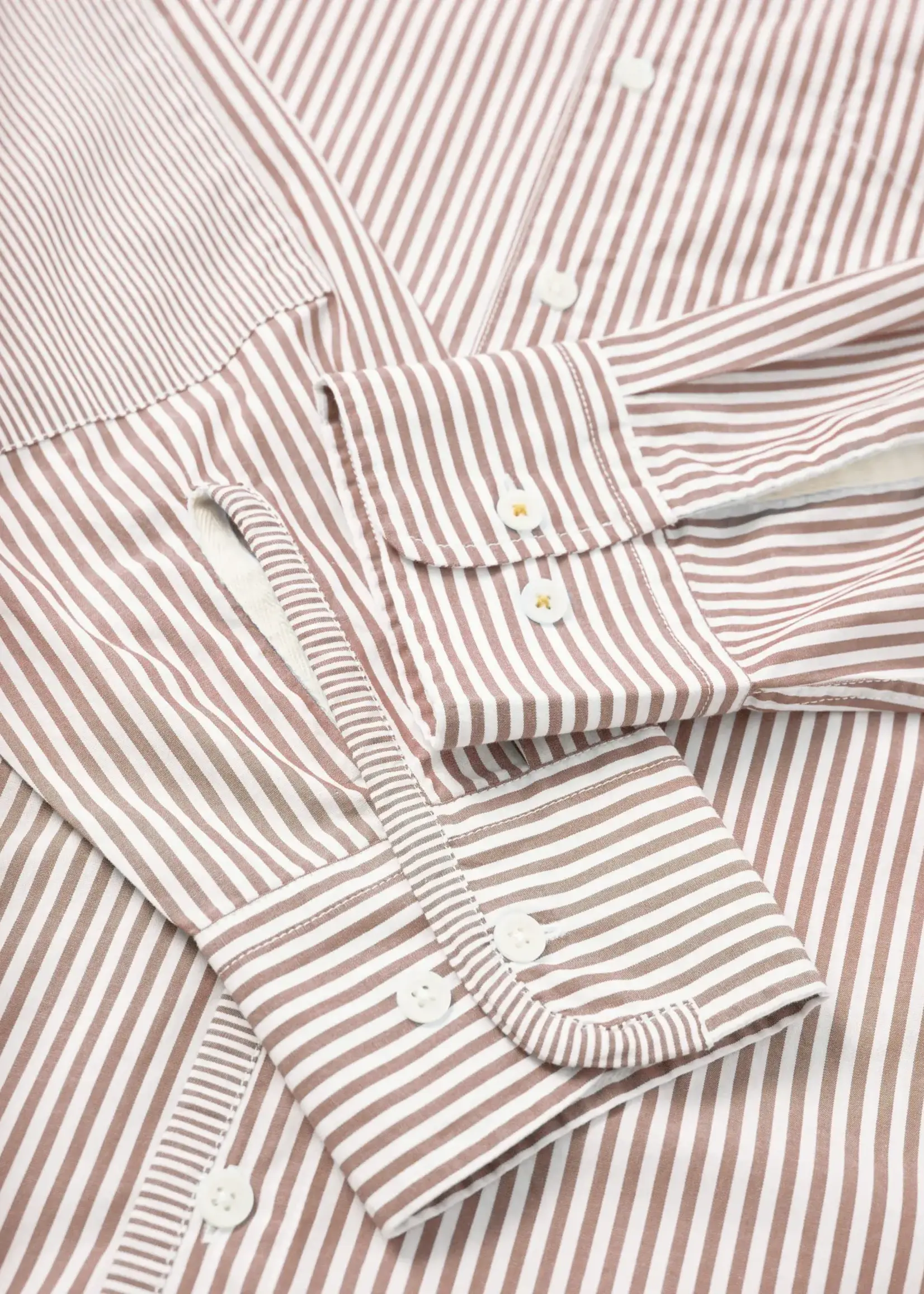 Universal Works Universal Works Patched Shirt Brown Queens Cotton