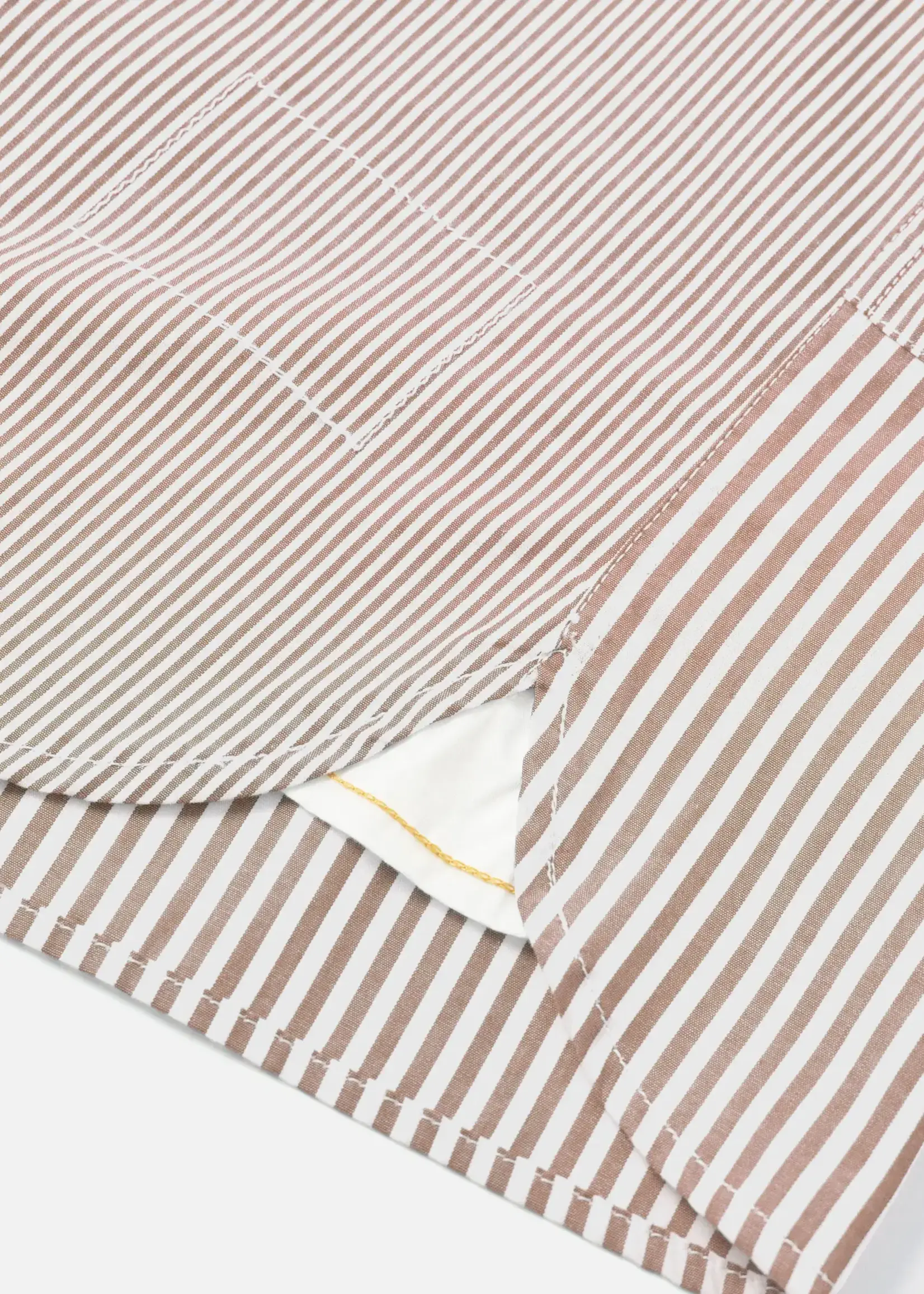 Universal Works Universal Works Patched Shirt Brown Queens Cotton