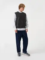 Universal Works Universal Works Sleeveless Crew Navy Deca Light Knit