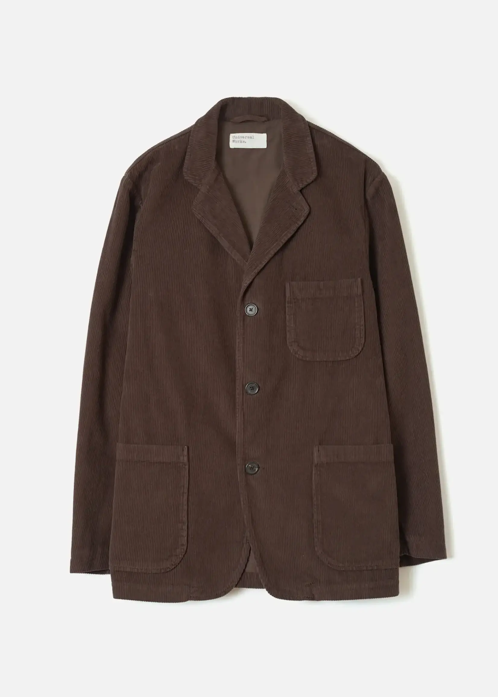Universal Works Universal Works Three Button Jacket Cacao Corduroy