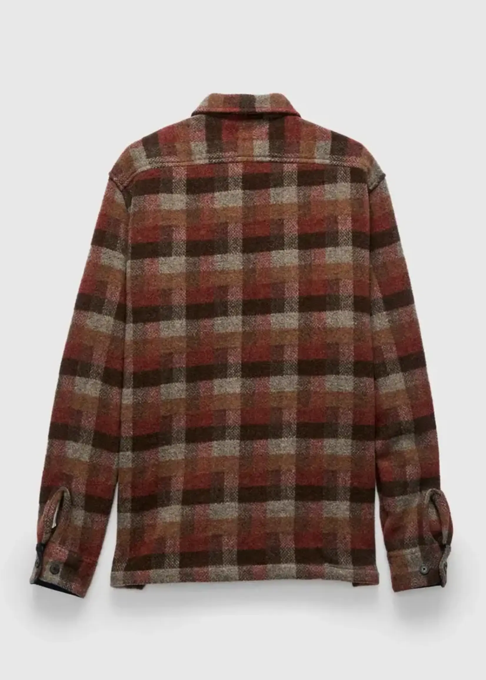 Portuguese Flannel Portuguese Flannel Agripa Rust Plaid Over shirt