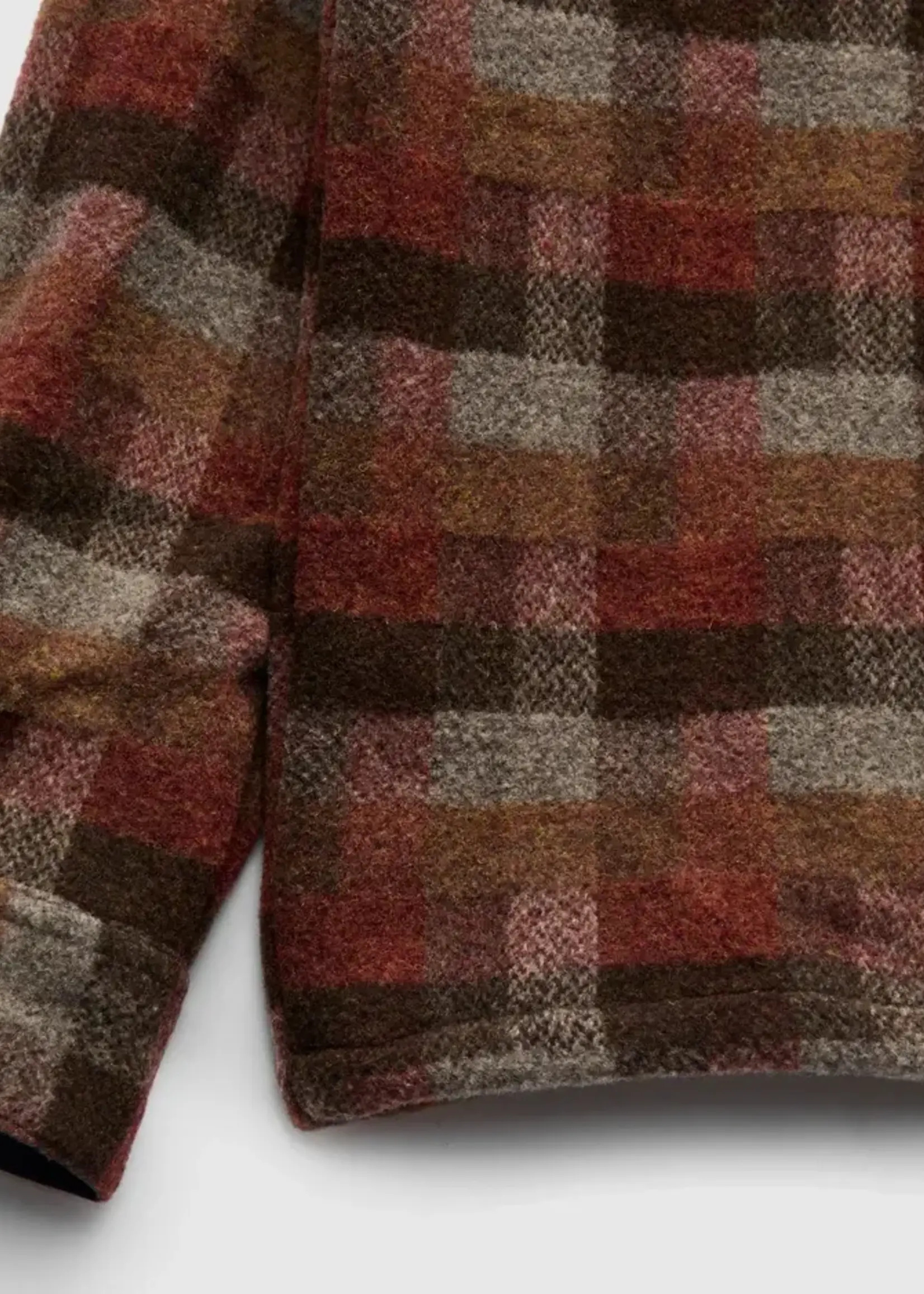 Portuguese Flannel Portuguese Flannel Agripa Rust Plaid Over shirt