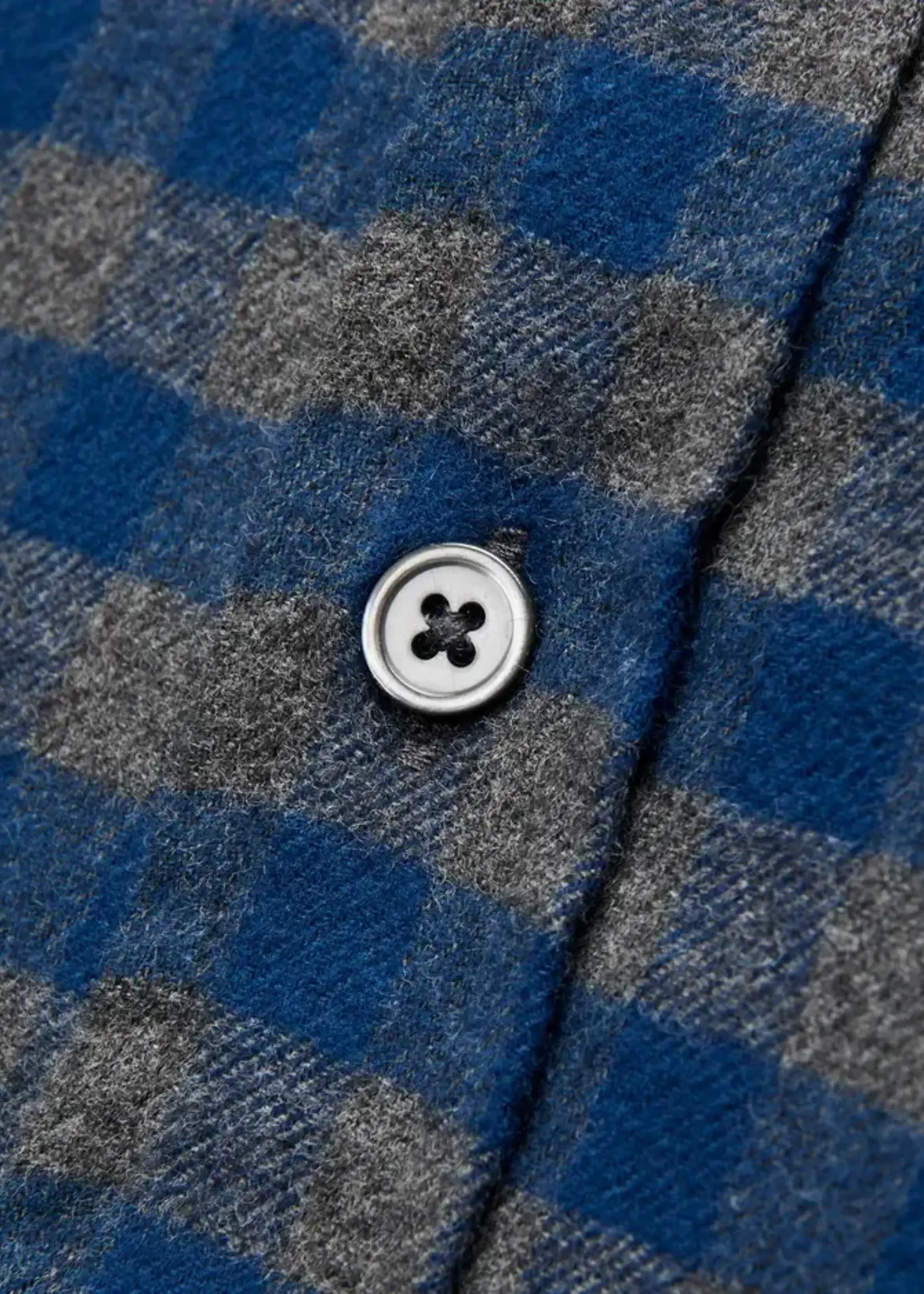 Portuguese Flannel Portuguese Flannel Aquila Blue / Green Sports Shirt