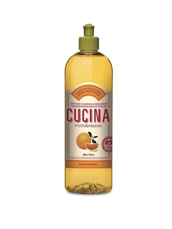 Fruits et Passion Détersif à Vaisselle Concentré 500ml Cucina Orange Sanguinelli et Fenouil