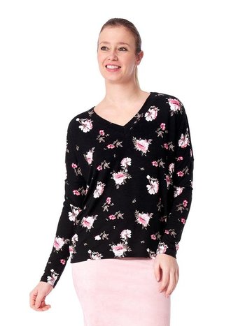 Arianne Haut Col en V à Motif Floral Romance Arianne 7328