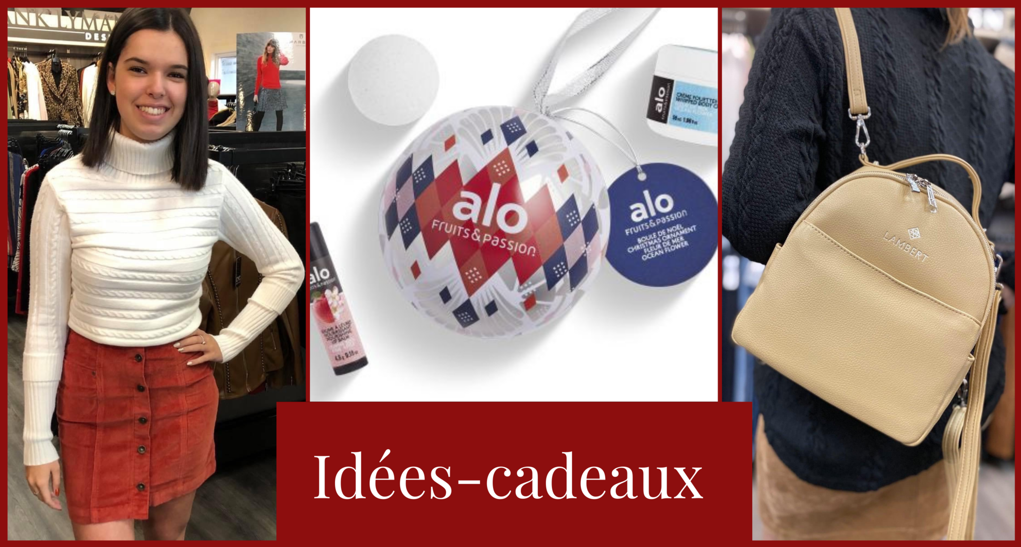 Idées cadeaux pour le Temps des fêtes