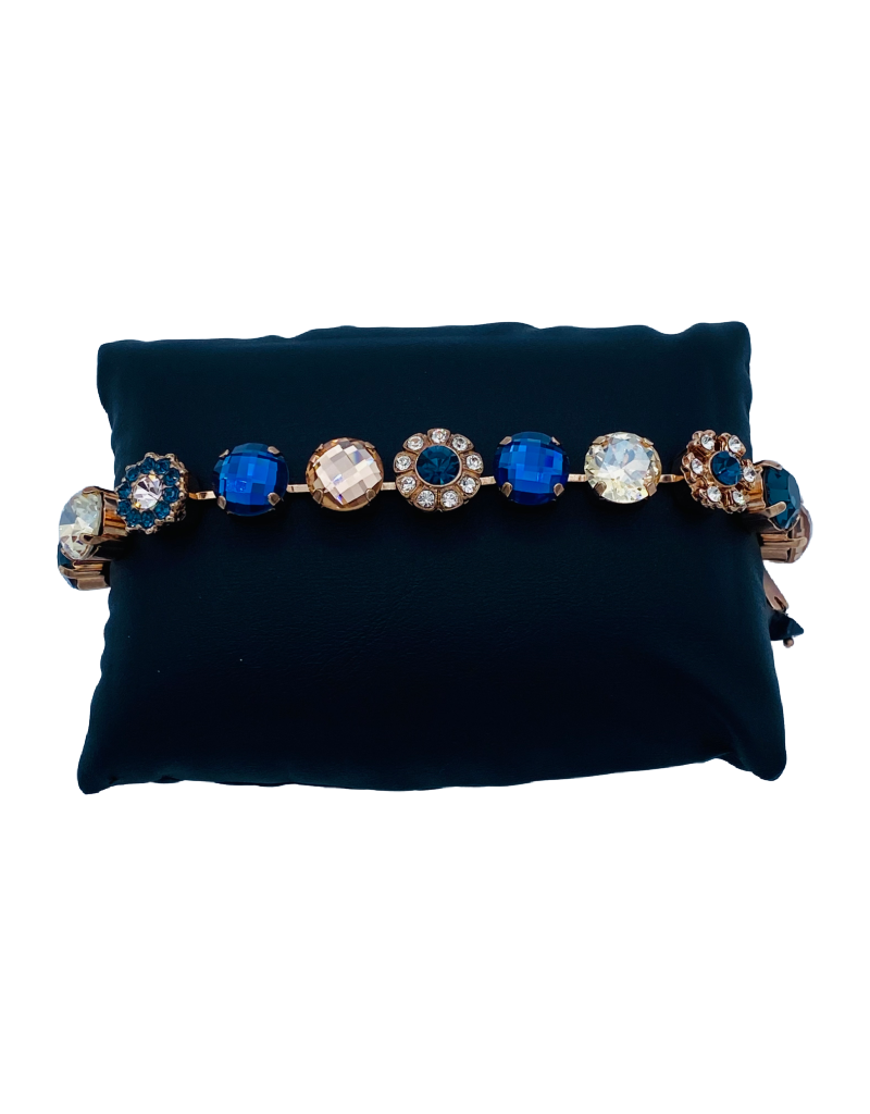 Mariana Bracelet Mariana B-4174 Cristaux Swarovski Royal/Gold 2142 RG