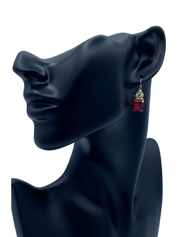 Mariana Boucles d'oreilles Mariana E-1014 avec pierres Rouge/Gold 216208RG6