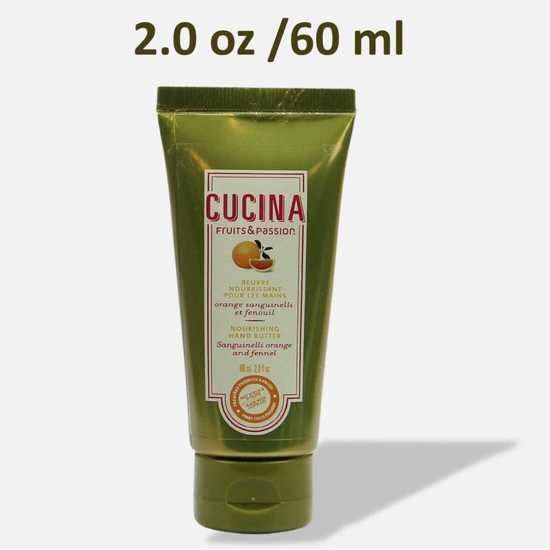 Fruits et Passion Beurre Nourrissant pour les Mains 60ml Cucina Orange Sanguinelli et Fenouil