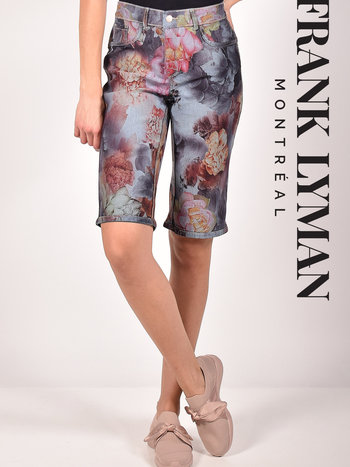 Frank Lyman Short en Jean Réversible Motif Floral Frank Lyman 211116U