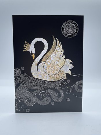 Carte de Souhait Jewels Swan Bug Art M155