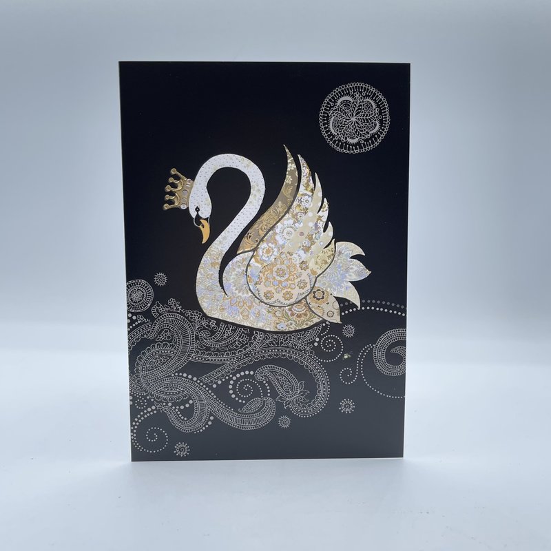 Carte de Souhait Jewels Swan Bug Art M155