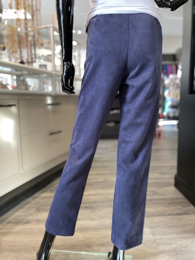 Bali Pantalon Droit en Suédine Bali 7651