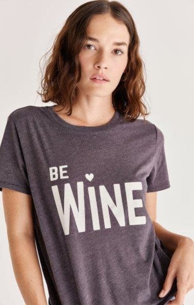 Z Supply T-Shirt Be Wine Z Supply ZT221952