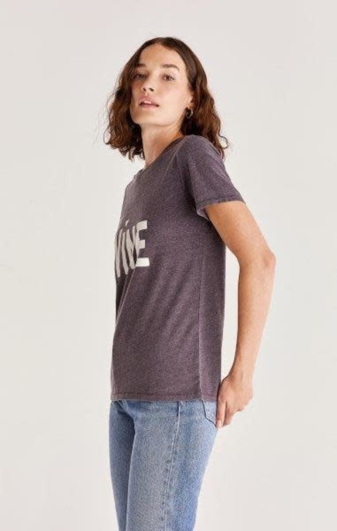 Z Supply T-Shirt Be Wine Z Supply ZT221952