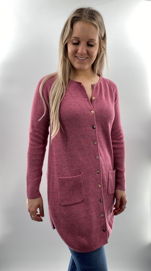 mansted Cardigan Long avec Poches Avant mansted Nesca