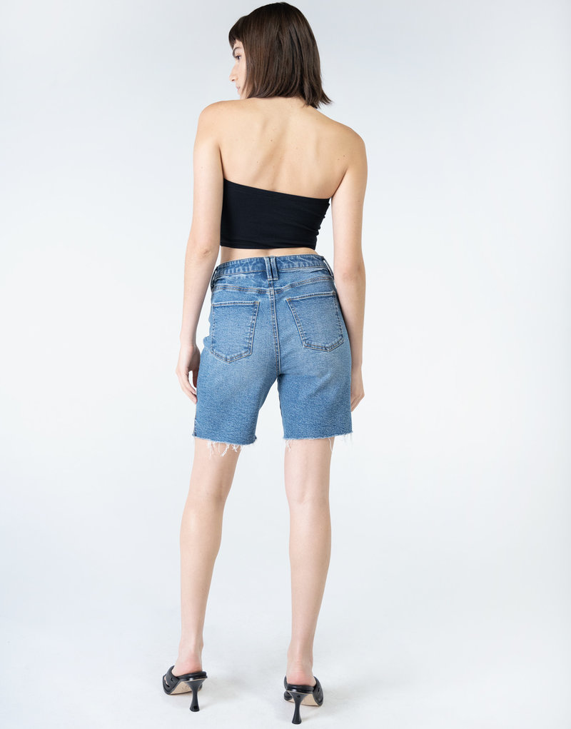 Unpublished Short en Jean Mom Fit à Taille Haute Unpublished Tessa