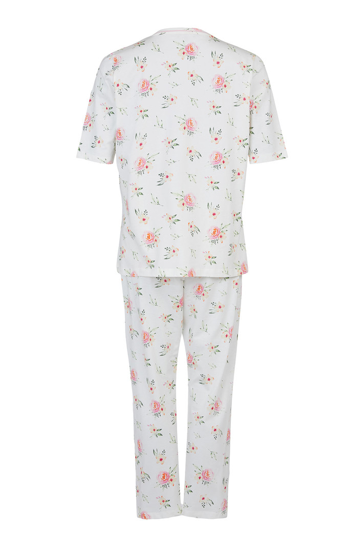 Sunday Pyjama 2pcs Capri/T-shirt Imprimé Floral Sunday 6088