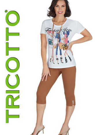 Tricotto T-Shirt à Col Rond Fashion Icon Tricotto 416