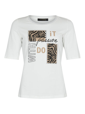 I'cona T-Shirt Imprimé Do It With Passion I'cona 64081