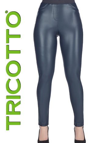 Tricotto Pantalon Étroit en Faux Cuir Tricotto 977