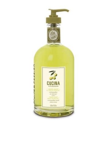 Fruits et Passion Savon Mains à l'huile d'olive 500ml Cucina Coriandre et Olivier