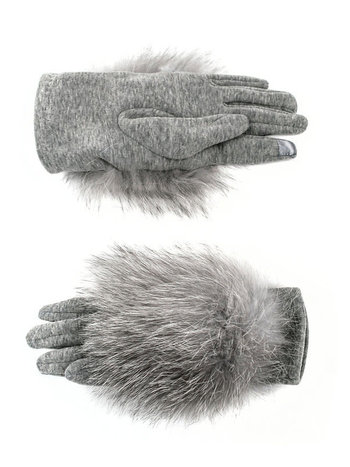 Mitchie's Gants avec Fourrure de Renard Mitchie's GLMK61