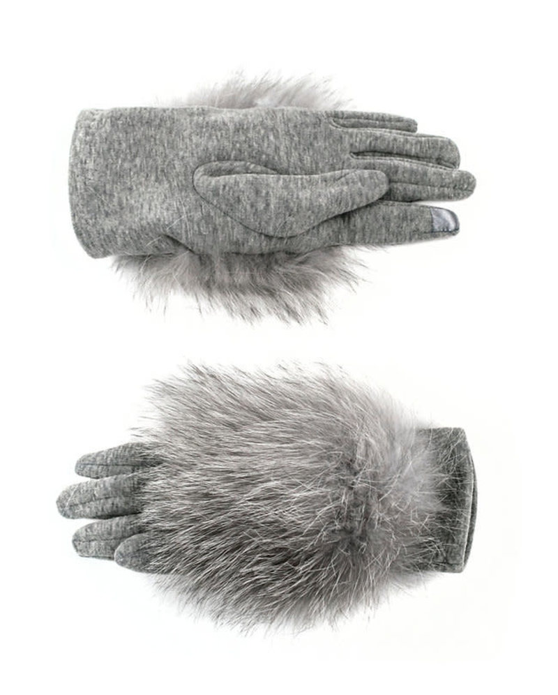 Mitchie's Gants avec Fourrure de Renard Mitchie's GLMK61