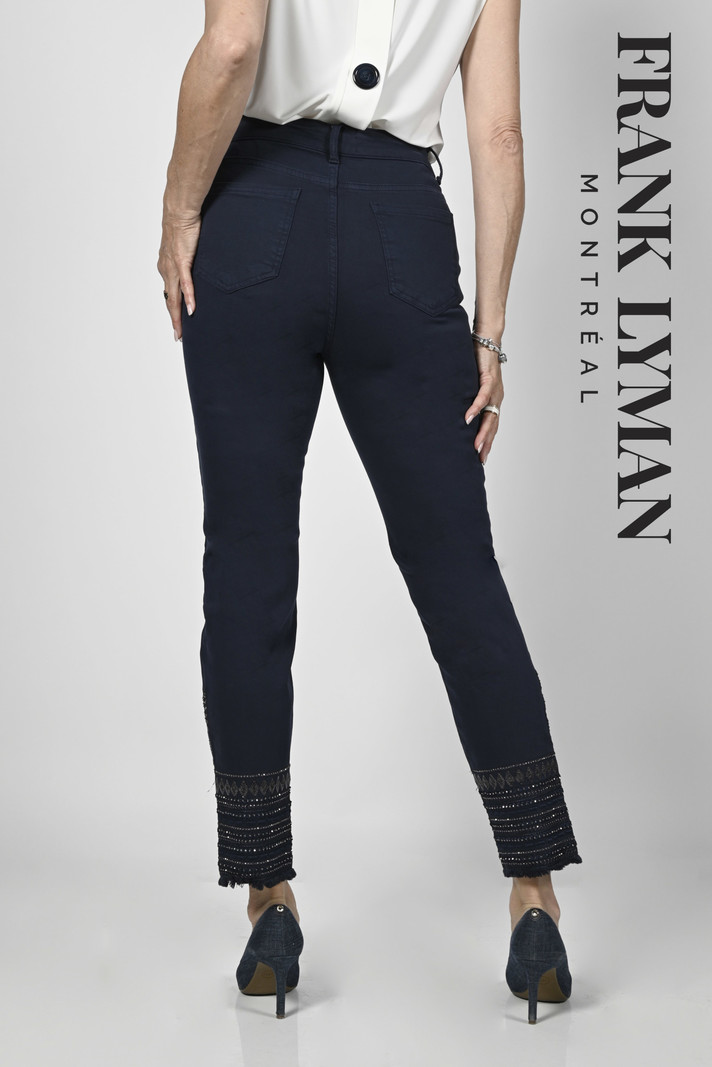 Frank Lyman Jeans à Broderie et Strass Frank Lyman 236632U