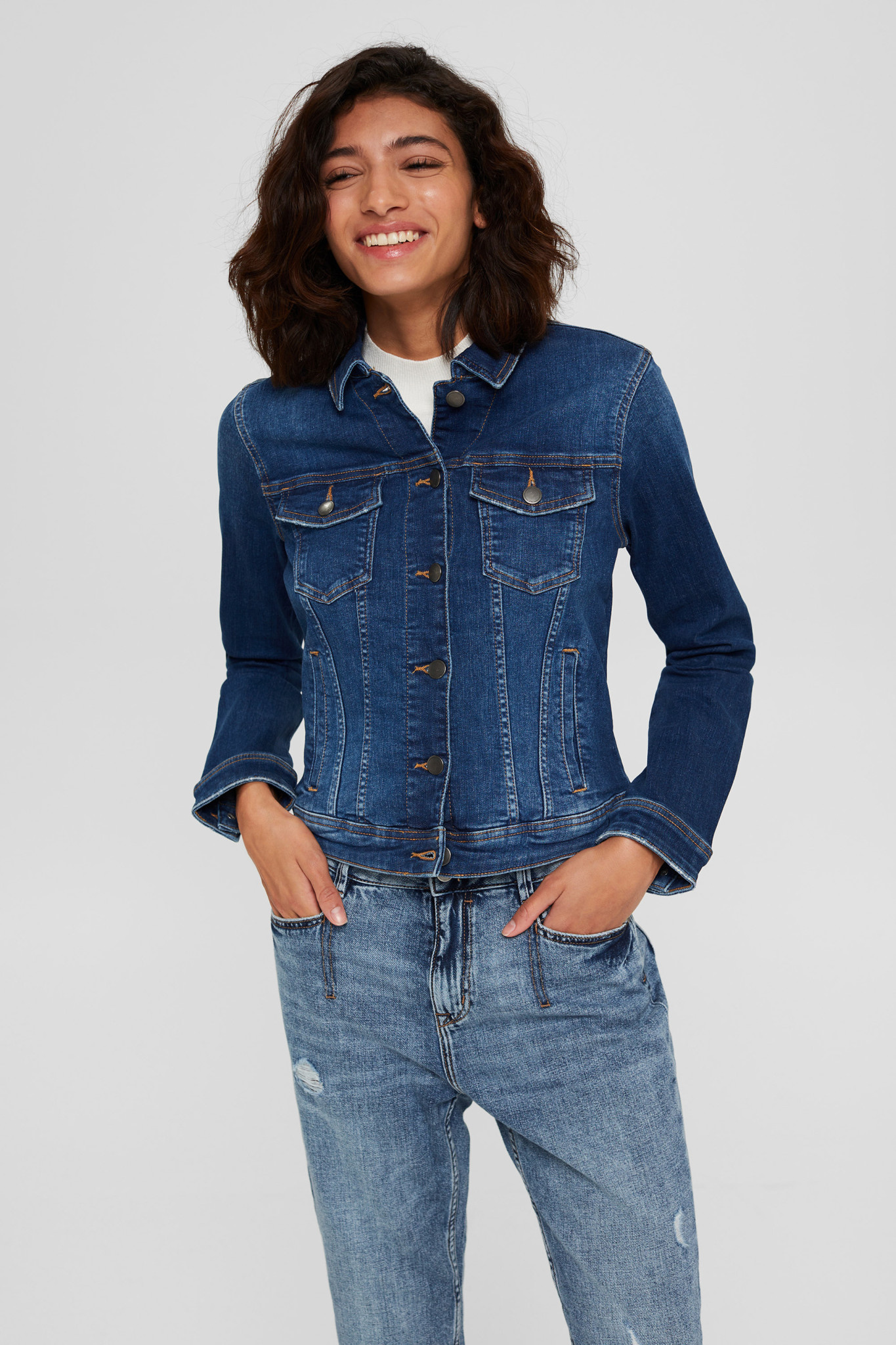 Esprit veste en jean hotsell