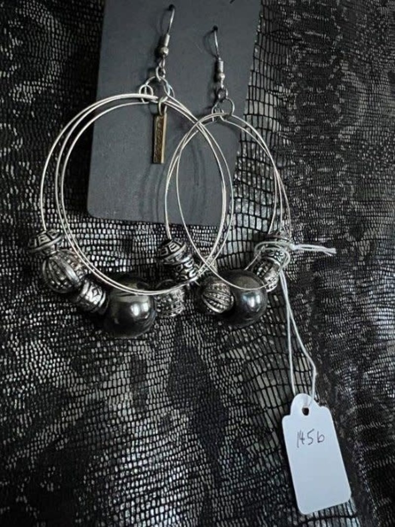 LISABEL Boucles d'oreilles Rondes Graphite Lisabel 1456