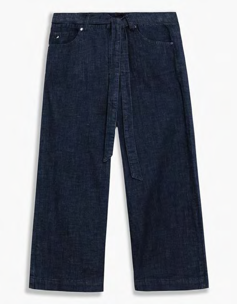 Pantalon Gaucho en Denim Taille Haute Lois 2980681800