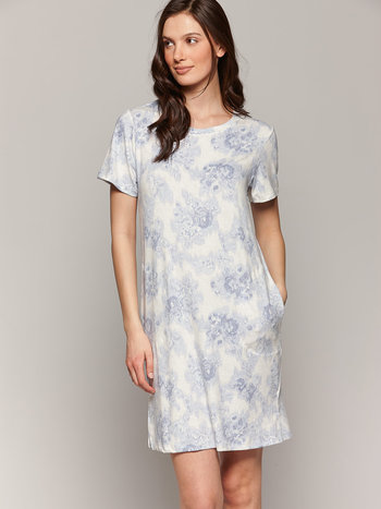 Robe de Nuit T-shirt avec Poches Comfort & Co. LI132430
