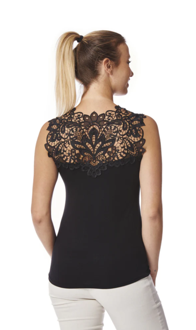 Arianne Camisole Teri Réversible avec Appliqué Arianne 5501