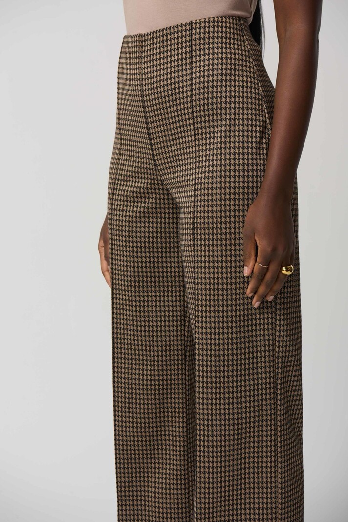 Pantalon Retro Imprime Pied de Poule Joseph Ribkoff 233249 Boutique Fashionista et Douceur de Nuit