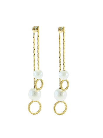 Jackie J Boucles d'oreilles Perles Pendantes Jackie J YDM904E