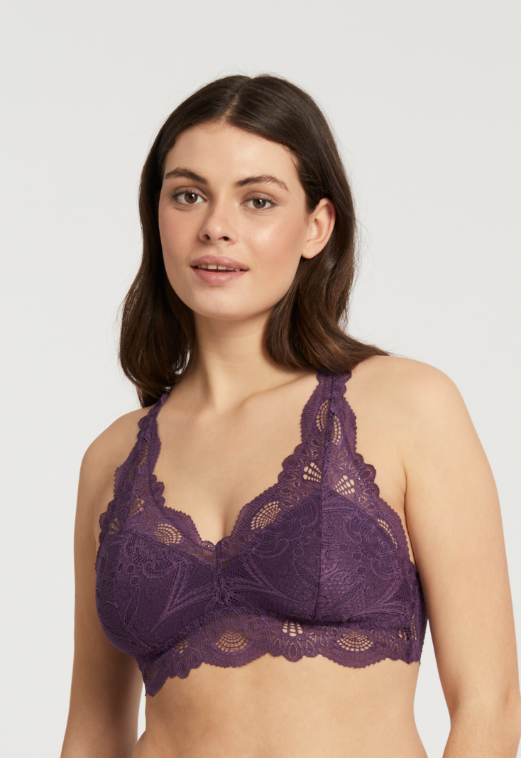 Montelle Intimates Bralette en Dentelle avec Dos en T Fleur't 612