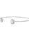 Jackie J Bracelet Manchette Argent avec Cristal Jackie J YJR807B