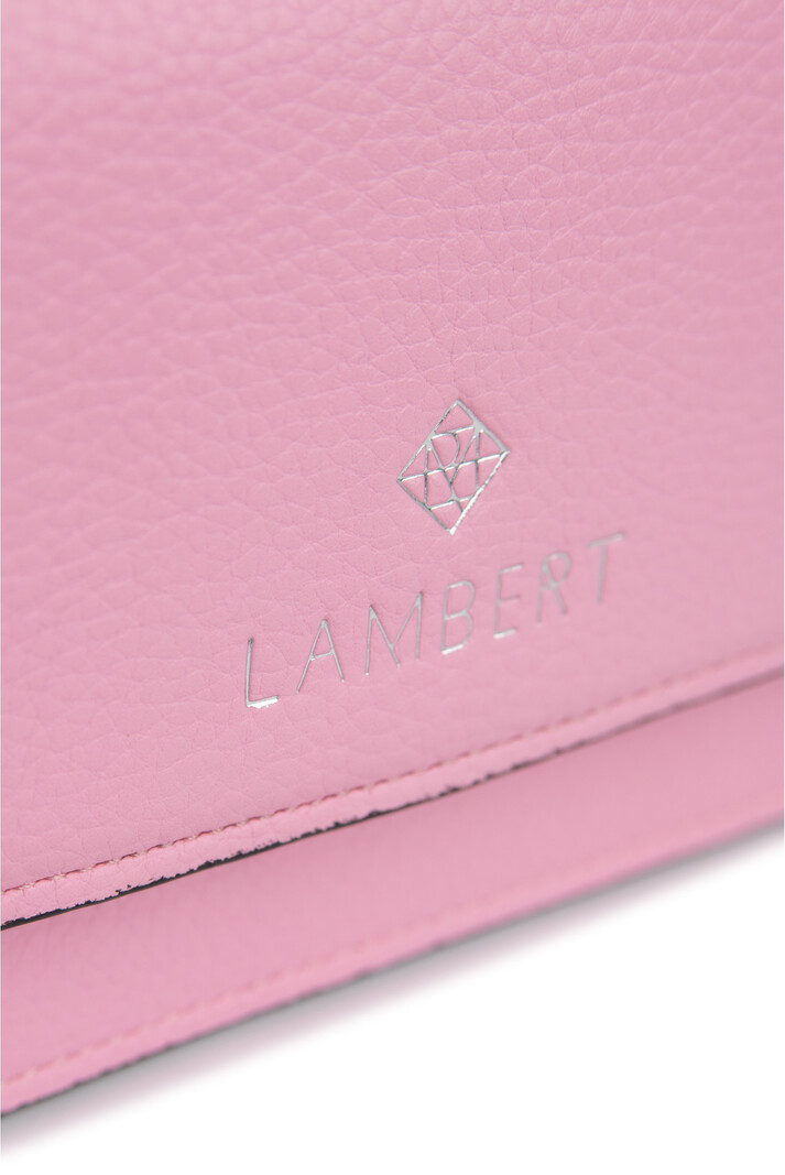 Lambert Portefeuille à Bandoulière Whisper Pink Pebble Lambert Le Tina
