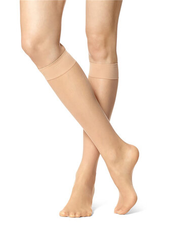 Hue Sheer Knee High 2pk Hue U5866