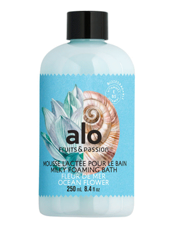 Fruits et Passion Mousse Lactée pour le Bain 250ml alo Fleur de Mer