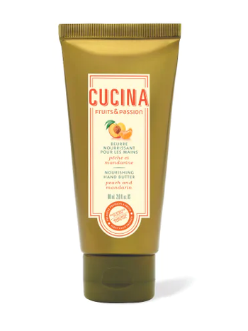 Fruits et Passion Beurre Nourrissant pour les Mains 60ml Cucina Pêche et Mandarine