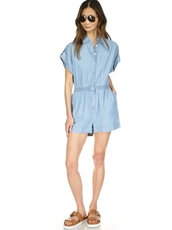 Michael Kors Romper en Coton et Tencel Michael Kors MS4829M9HH