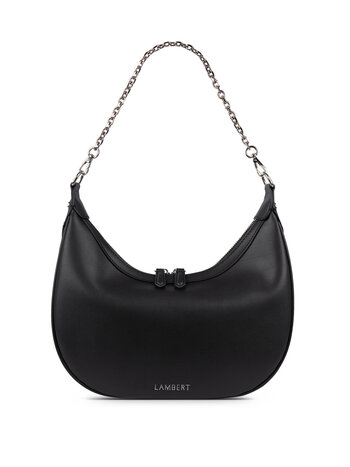 Lambert Sac à Main 2-en-1 en Cuir Vegan Black Smooth Lambert Le Rachel