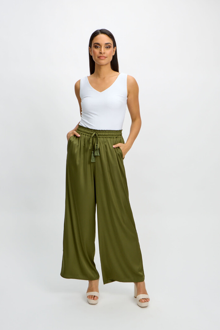 emproved Pantalon Pull On à Jambe Large emproved 2476