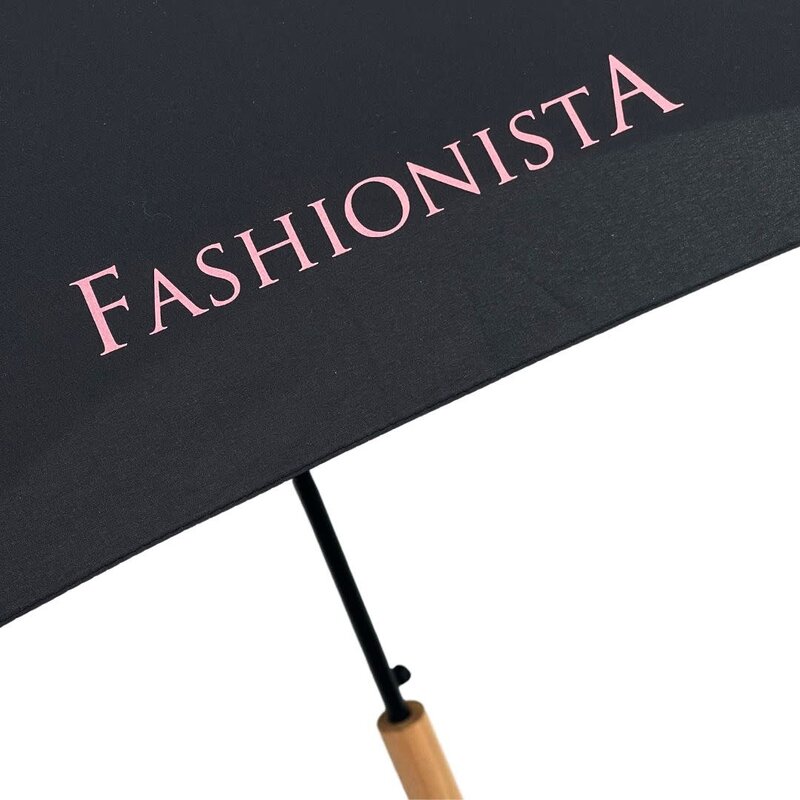 Produits Signatures Brigitte Cyr Parapluie Fashionista Noir/Rose Gold