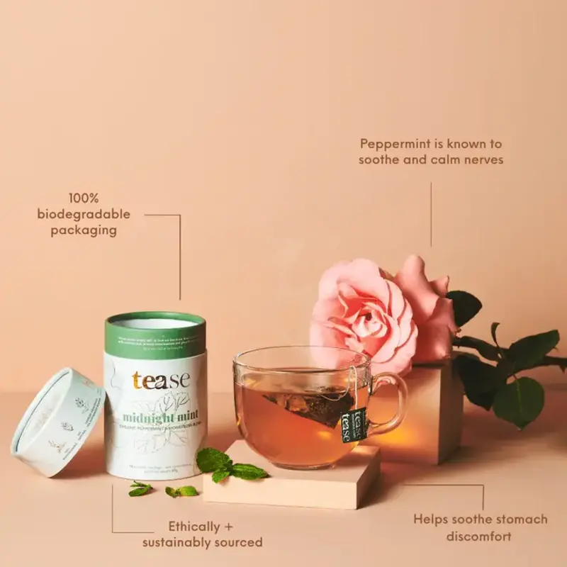 Tease Thé Menthe Poivrée Bio + Honeybush Tease Midnight Mint Refills