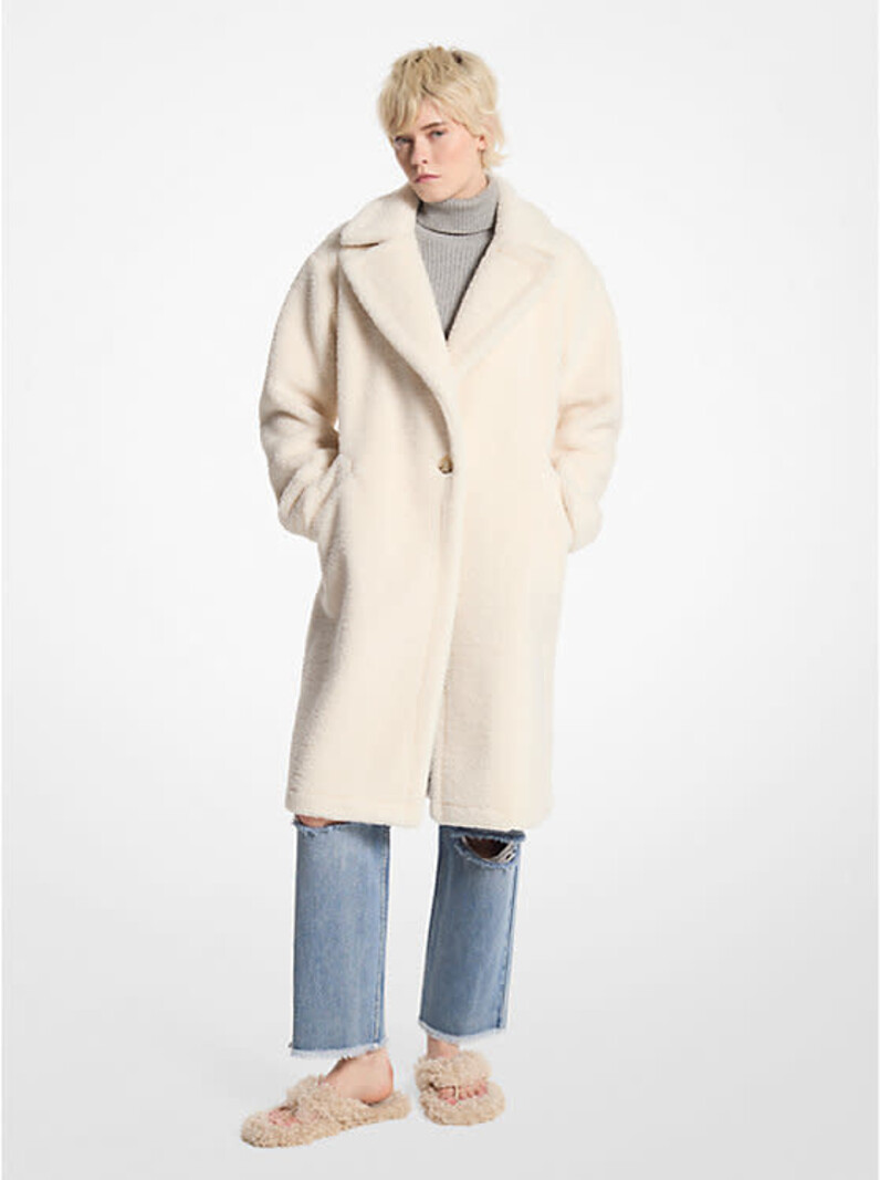 Manteau teddy oversize deals