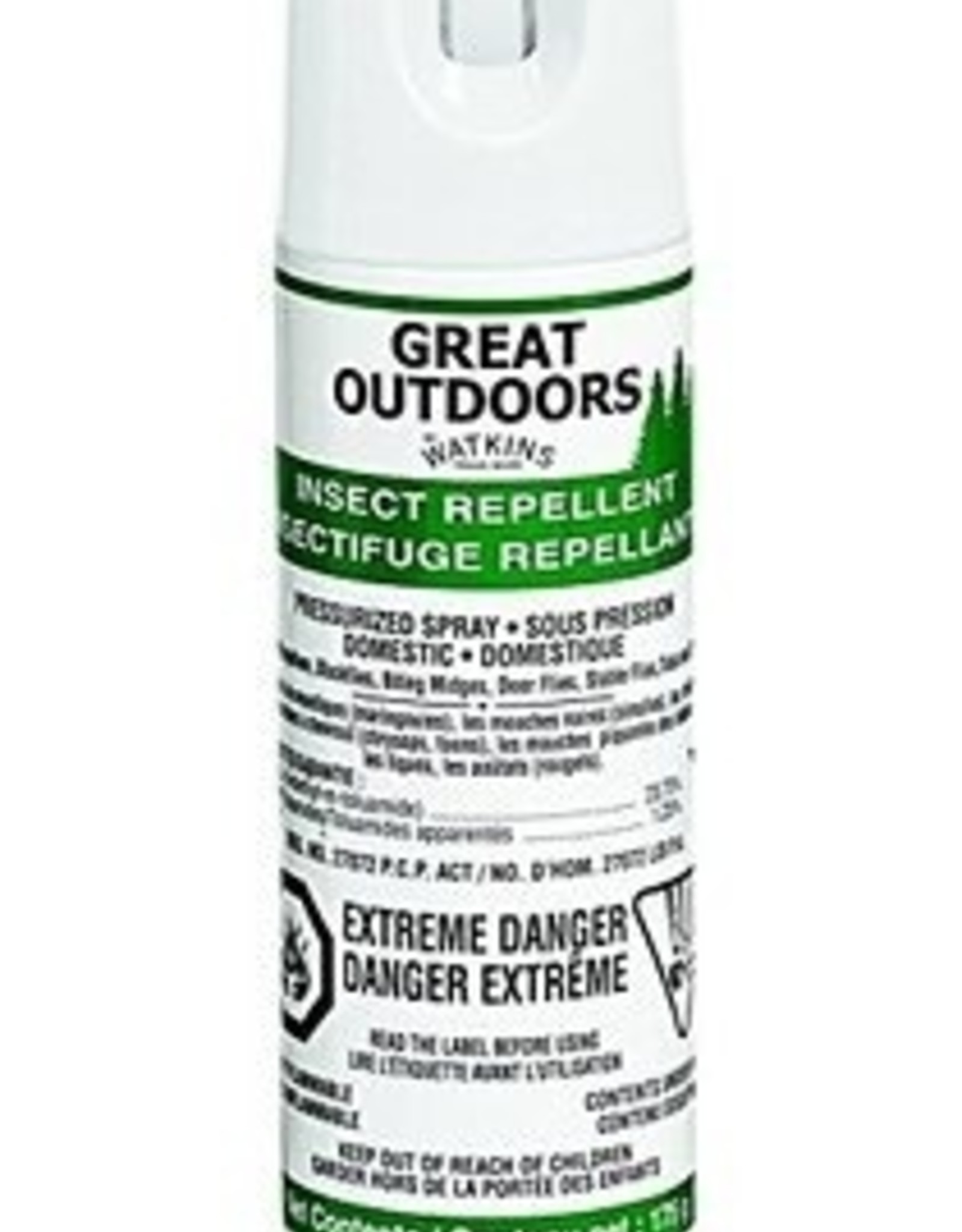 Watkins Great Outdoors Adults-Insect Repellant Pressurized Spray- 175gr